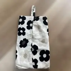 花柄 ティッシュボックスカバー