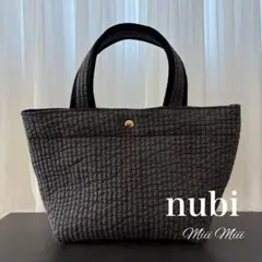 ヌビトート ヌビバッグ 韓国nubi トートバッグ ハンドメイド ゴールドボタン