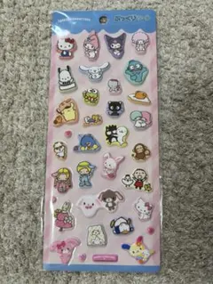ぷっくりシール サンリオ キャラクター キティ シナモロール クロミ マイメロ