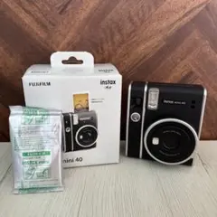 FUJIFILM instax mini 40 本体 フィルムパック付き