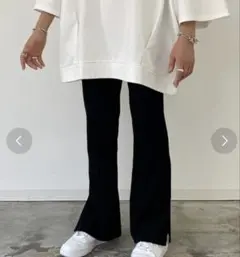 ストレッチフレアパンツ
