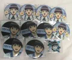 銀魂 銀魂展　アクリルパズル ひらかたパーク　銀魂わーるど 缶バッジ 志村新八