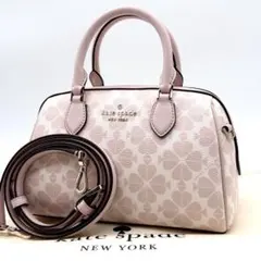 未使用級✨ケイトスペード フラワーダッフル クロスボディ 2way ピンク