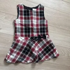 ワンピース　チェック　可愛い　お出かけ