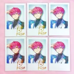 ♡にじさんじ すぷれあ 皇れお チェキ風カード 箔押し4点＆N3点セット