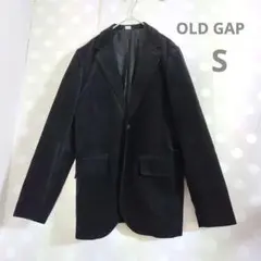 OLD GAP 美品✨ ベロア テーラードジャケット ブラック 黒 S 00s