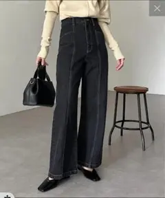 CAPRICIEUX LE'MAGE センター切替デニムのサムネイル