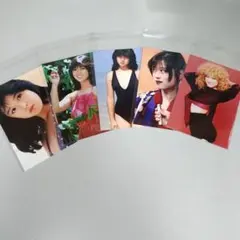 中森明菜写真★5枚セット