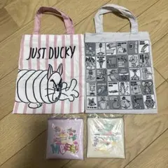 トムとジェリー ガチャガチャ トートバッグ＆ポーチ 4点セットのサムネイル