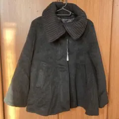 新品hunch ブラックポンチョ風ジャケット