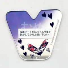 ハズビンホテル　池袋パルコ　アクリルミラーステッカー　ヴェルヴェット