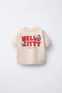 ZARA ベビー Hello Kitty サンリオ刺繍入りTシャツ 新品のサムネイル