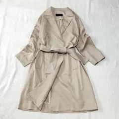 SHIPS トレンチコート　ベージュ　シンプル 春秋　通勤　着回し（38）