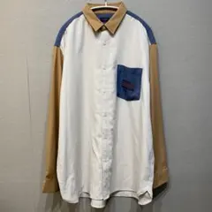 バックナンバー 刺繍ビッグシルエットシャツ