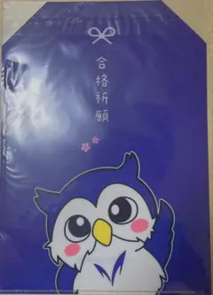 ⭐️縁起物　合格祈願⭐️明治大学　メイジロウ　クリアファイル　非売品！
