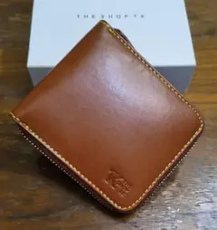 THE SHOP TK　新品　メンズ　レザーウォレット(イエロー/キャメル二折)のサムネイル
