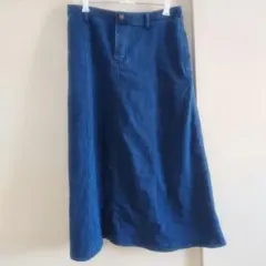 デニムストレッチフレアスカート