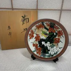 松本佩山】孤高の陶芸家 日本の名窯 有田年木庵 松本佩山作 釉彩薊文