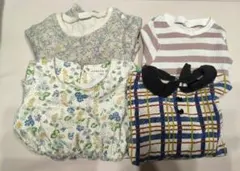 バースディ長袖4点セット80cm