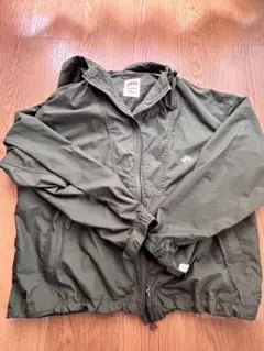 ダントン　ナイロンフードジャケット　緑　グリーン　S