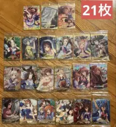 ウマ娘のウエハース21枚まとめ SSR SR