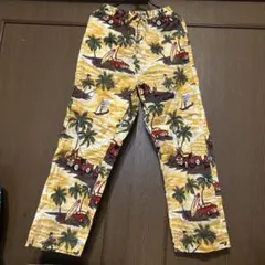 トロピカルプリントパンツ　レディース