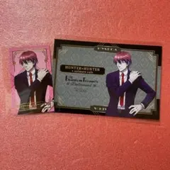 HUNTER×HUNTER アニカフェ　ヒソカ　イラストカード　箔押しカード