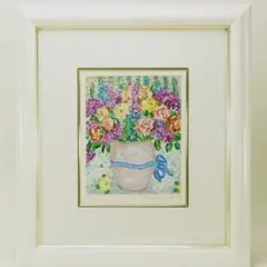 【作品名 「花束」 岩絵の具 日本画】東山魁夷の流派 作品名 「花束」 岩絵の具 日本画】東山魁夷の流派 - メルカリ