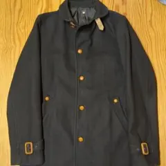 ウール ダブルブレスト ピーコート 38