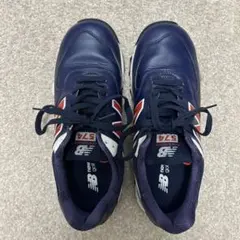 New Balance 574 ネイビー/ホワイト/レッド　サイズUS7.5