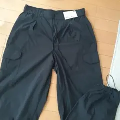 UNIQLO ブラック イージーカーゴパンツ Lサイズ