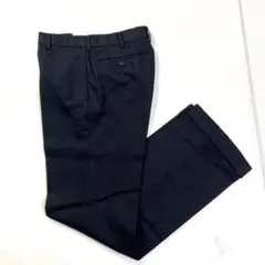 VAN ヴァン　ネイビー　チェック柄 スラックス 75