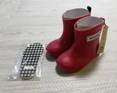 stample スタンプル レインブーツ 長靴 中敷き付き ピンク