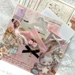 ♡おすそ分け　レター風ケース♡　コラージュ　つめつめパック