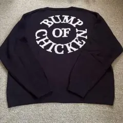 BUMP OF CHICKEN Logo Knitwear/BLACK