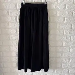UNIQLO サテン風スカート ブラック Sサイズ