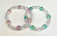 ビーズブレスレット　2本セット