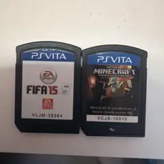ジャンク品　FIFA 15 & Minecraft PS Vita ソフト