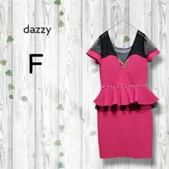 デイジーストア　ナイトドレス　レース　ゴム　ビスチェデザイン　半袖