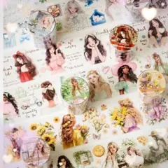 高品質！毎日発送♡おすそ分け☆海外マステ PETテープ 切り売り コラージュ　G