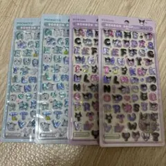 正規品　サンリオ文字　ポチャッコ　クロミ　4枚セット