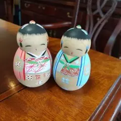 小さな こけし  2体セット6cm程