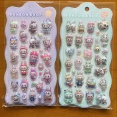 ラブブ ボンボンドロップシール　2枚セット