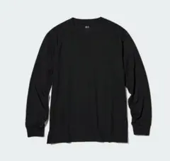 美品 ユニクロ　エアリズムコットンUVカットクルーネックTシャツ Mサイズ