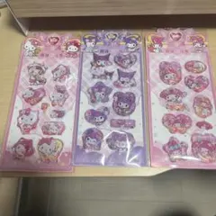 ウォーターシール　キャラクター3枚 シールセット　自由組み合わせ相談可能