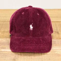 Ralph Laurenラルフローレン コーデュロイ キャップ ワイン