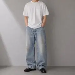 Levi's 　501　デニムパンツ グランジスタイル　ボタンフライ　W38のサムネイル