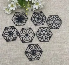 J3【新品未使用】六角形コラージュ①　カッティングダイ