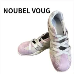 NOUBEL VOUG 24.5 ヌーベルヴォーグ スニーカー　ピンク　美品のサムネイル