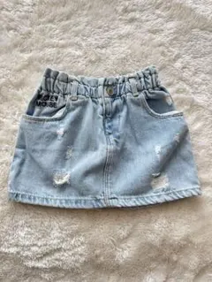 ZARA Disney ミッキーマウス デニムスカート 12-18ヶ月 86cm